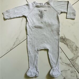 BURBERY Baby Grey Stretchie 9m